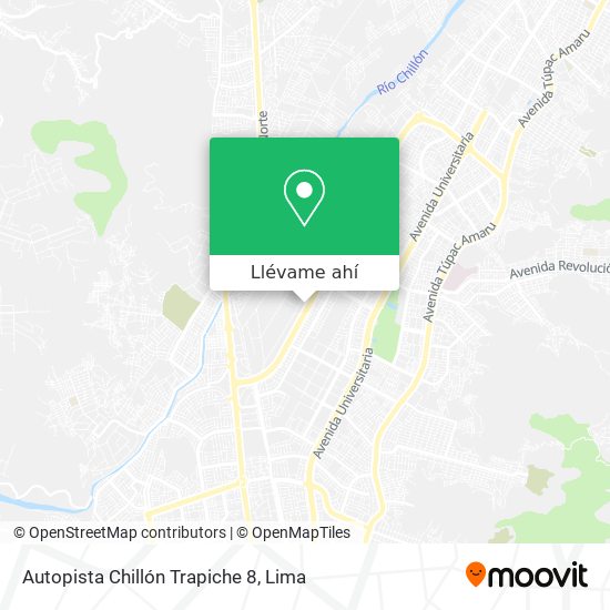 Mapa de Autopista Chillón Trapiche 8