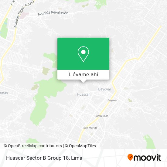 Mapa de Huascar Sector B Group 18