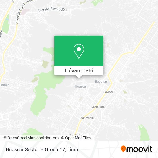 Mapa de Huascar Sector B Group 17