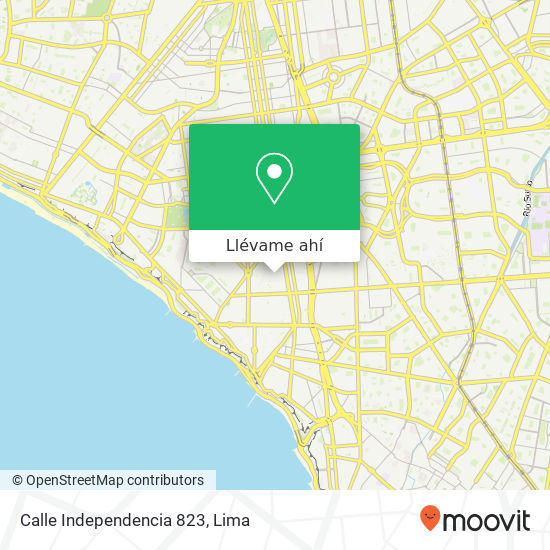 Mapa de Calle Independencia 823