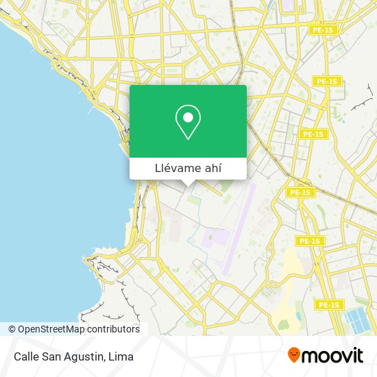 Mapa de Calle San Agustin