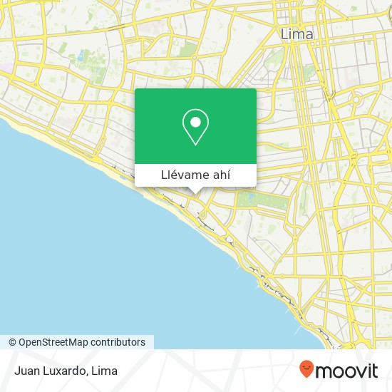 Mapa de Juan Luxardo