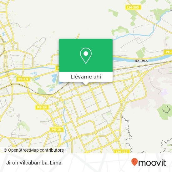 Mapa de Jiron Vilcabamba