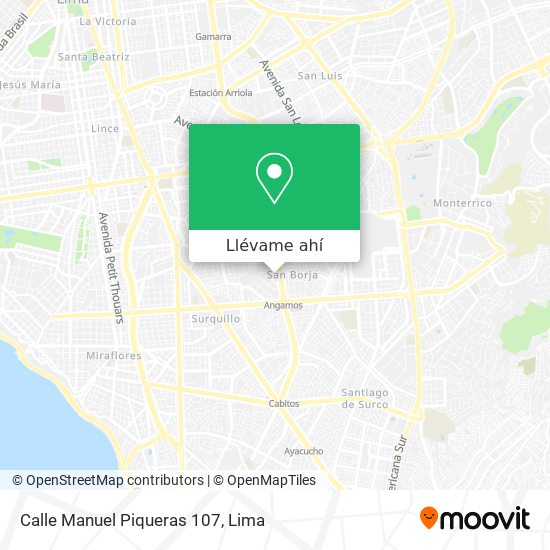 Mapa de Calle Manuel Piqueras 107