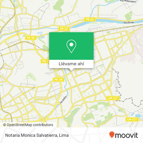 Mapa de Notaria Monica Salvatierra
