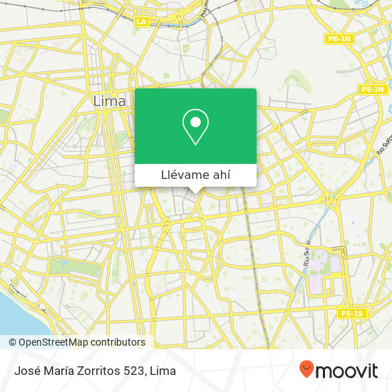 Mapa de José María Zorritos 523