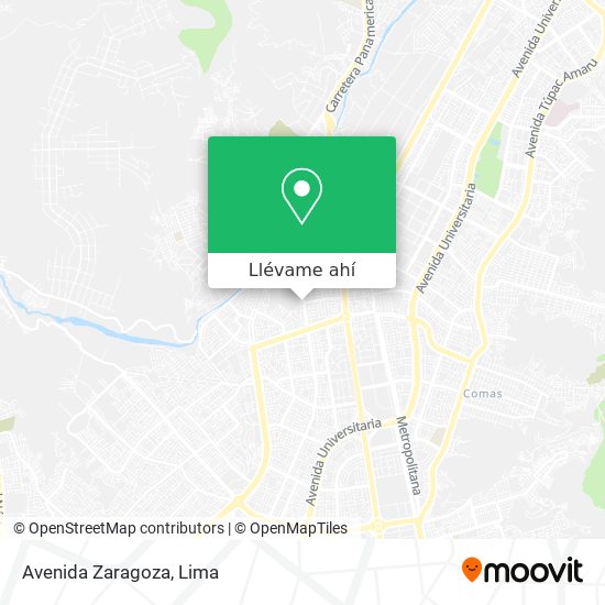 Mapa de Avenida Zaragoza