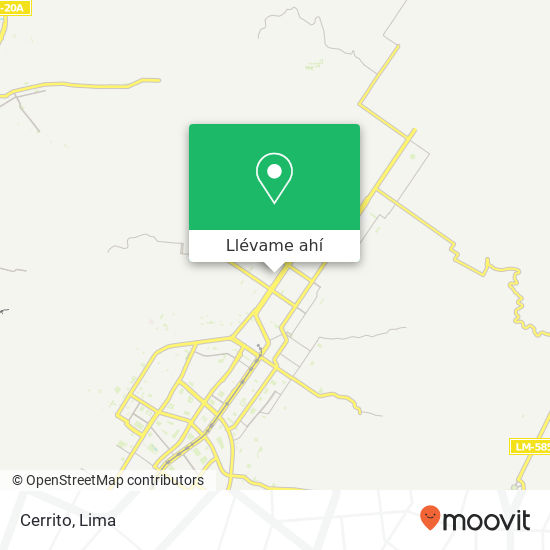 Mapa de Cerrito