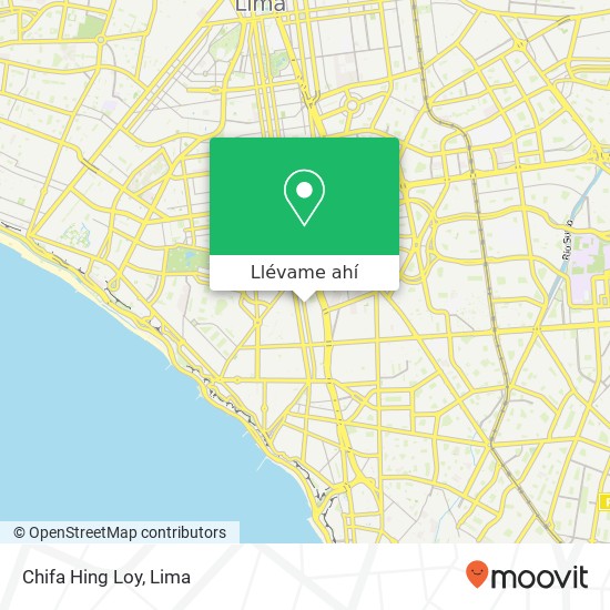 Mapa de Chifa Hing Loy