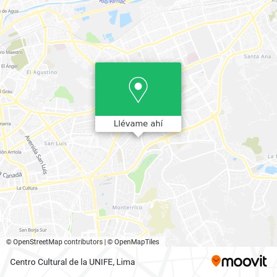 Mapa de Centro Cultural de la UNIFE