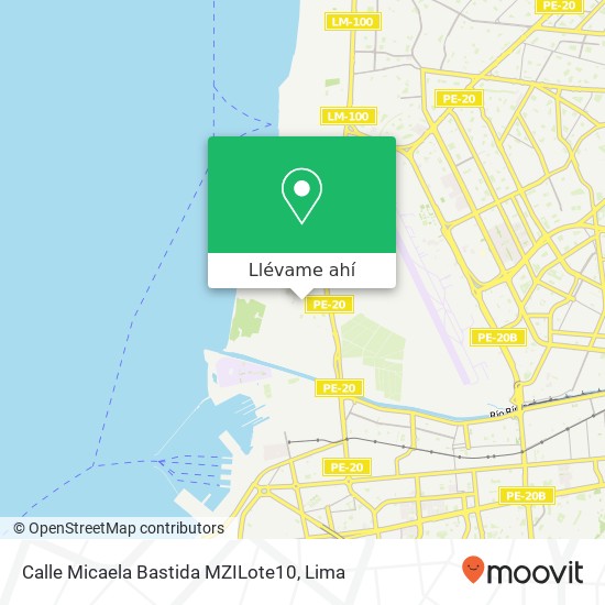 Mapa de Calle Micaela Bastida MZILote10
