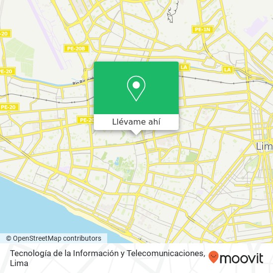 Mapa de Tecnología de la Información y Telecomunicaciones