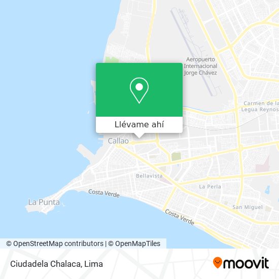 Mapa de Ciudadela Chalaca