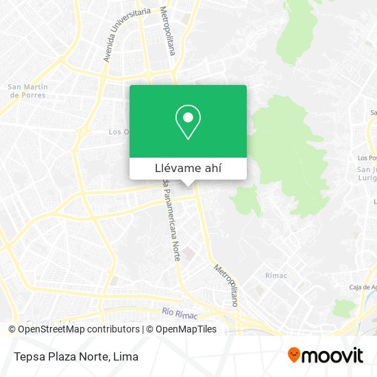 Mapa de Tepsa Plaza Norte
