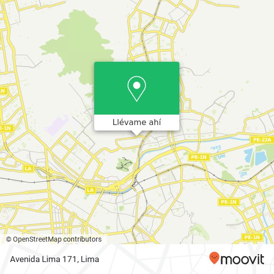 Mapa de Avenida Lima 171