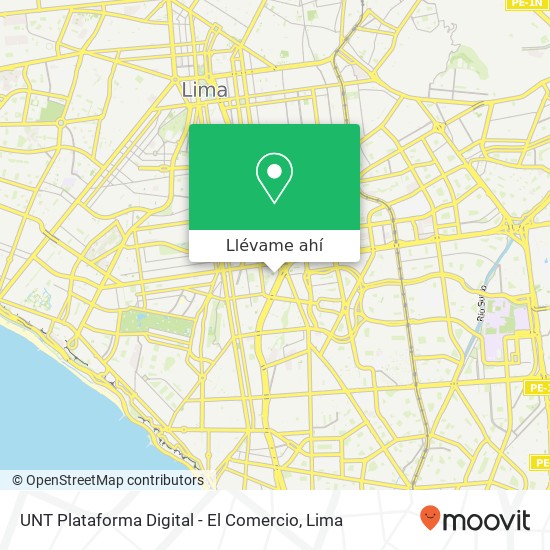 Mapa de UNT Plataforma Digital - El Comercio