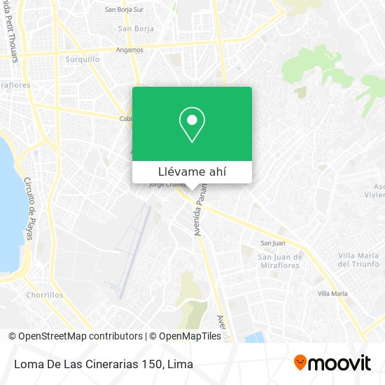 Mapa de Loma De Las Cinerarias 150
