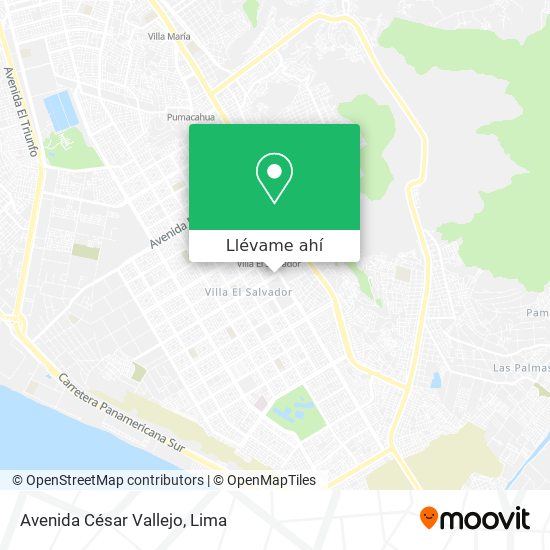 Mapa de Avenida César Vallejo