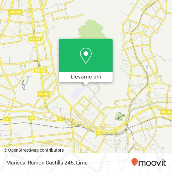 Mapa de Mariscal Ramón Castilla 245