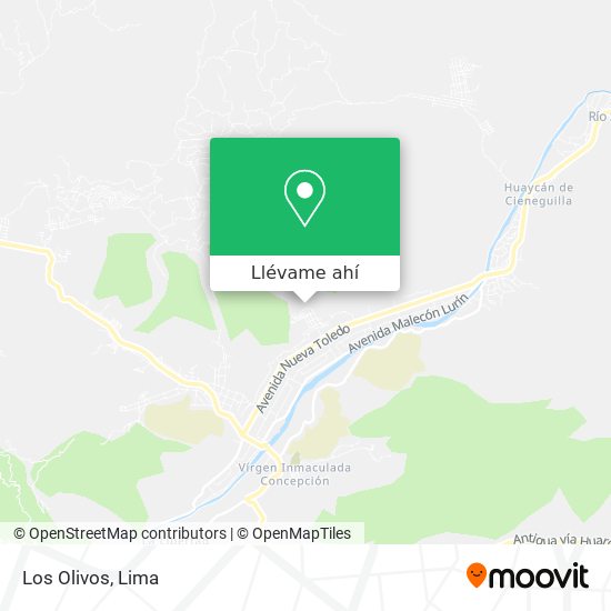 Mapa de Los Olivos