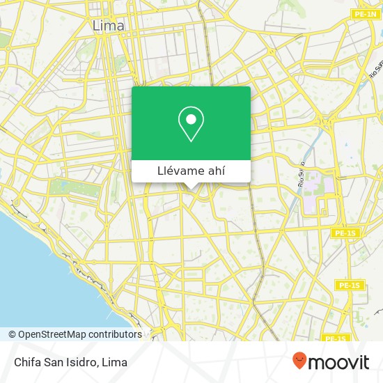 Mapa de Chifa San Isidro