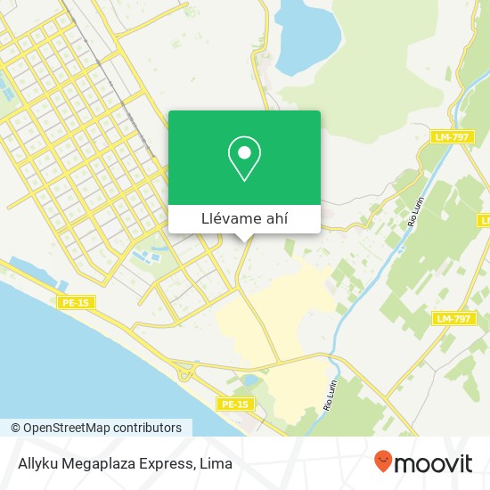 Mapa de Allyku Megaplaza Express