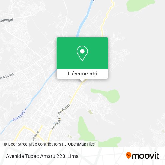 Mapa de Avenida Tupac Amaru 220