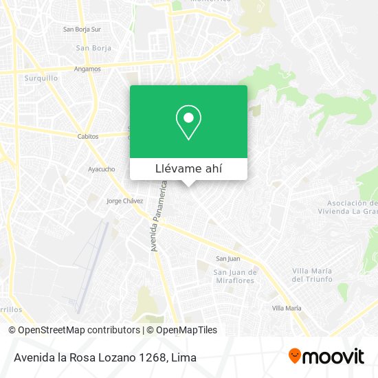 Mapa de Avenida la Rosa Lozano 1268