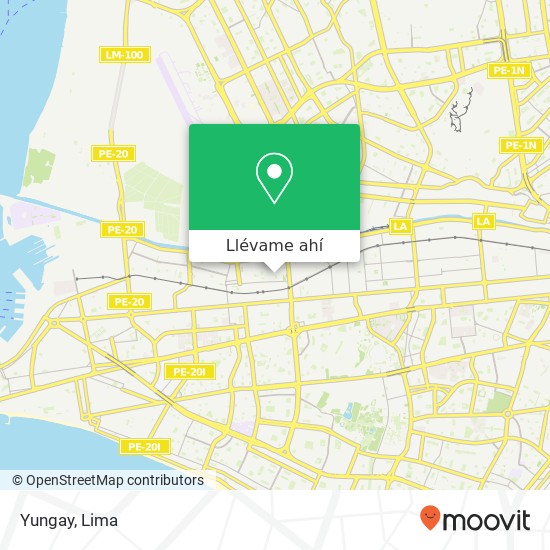 Mapa de Yungay