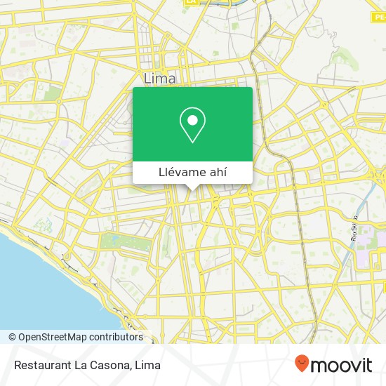 Mapa de Restaurant La Casona