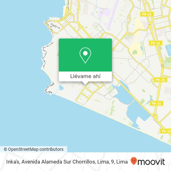 Mapa de Inka's, Avenida Alameda Sur Chorrillos, Lima, 9