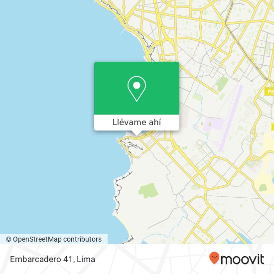 Mapa de Embarcadero 41, Chorrillos, Lima, 9