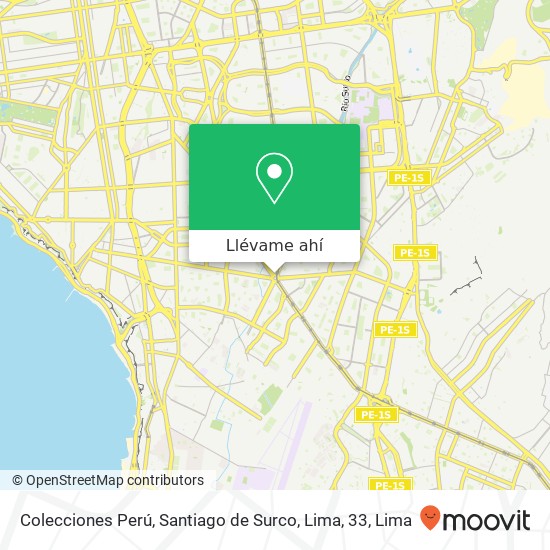 Mapa de Colecciones Perú, Santiago de Surco, Lima, 33