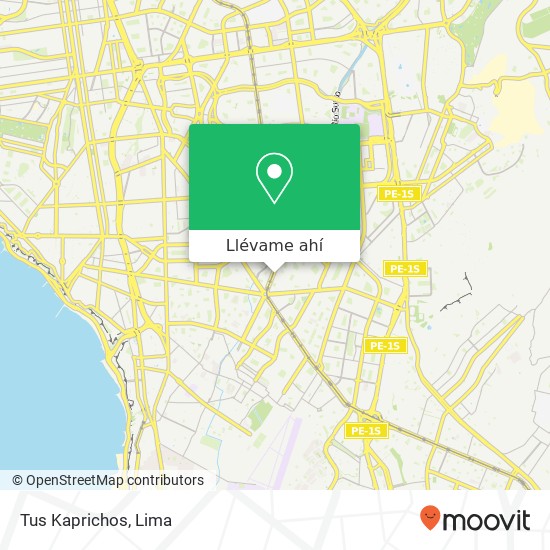 Mapa de Tus Kaprichos, 4979 Avenida Aviación Santiago de Surco, Lima, 33