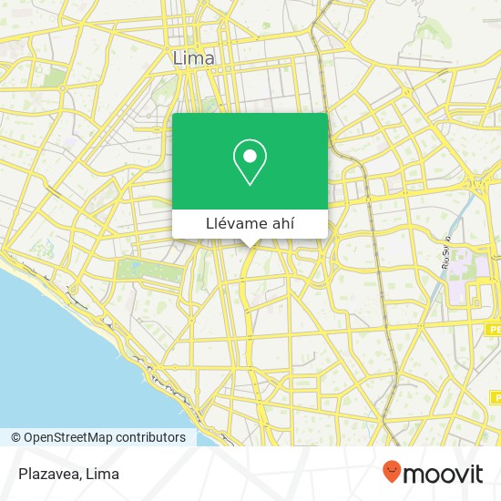 Mapa de Plazavea