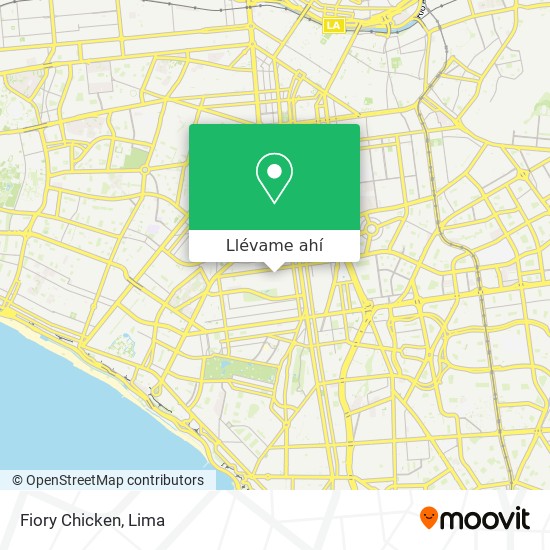 Mapa de Fiory Chicken
