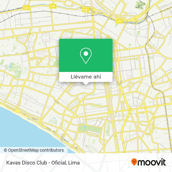 Mapa de Kavas Disco Club - Oficial