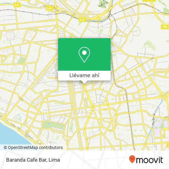 Mapa de Baranda Cafe Bar