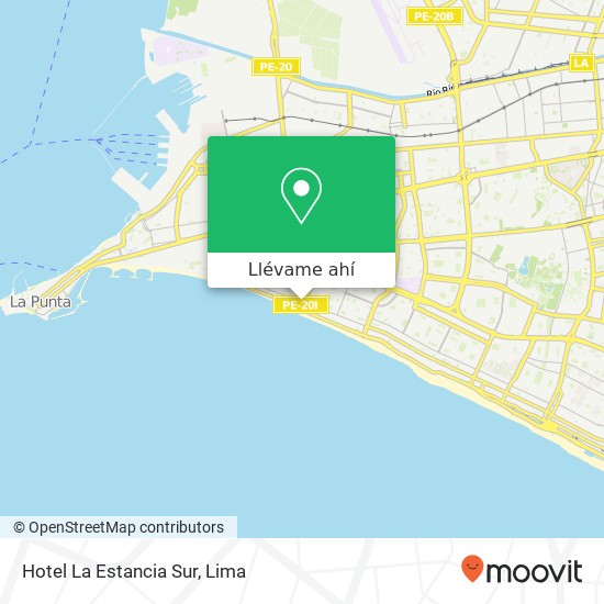 Mapa de Hotel La Estancia Sur, Avenida La Paz La Perla, Callao, 4