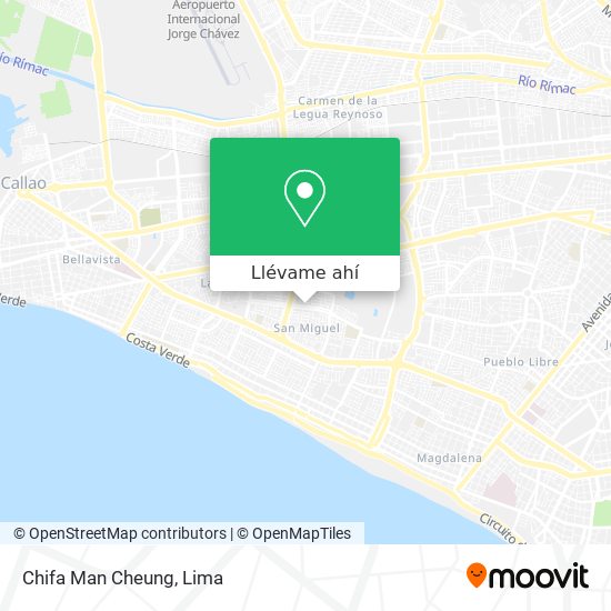 Mapa de Chifa Man Cheung