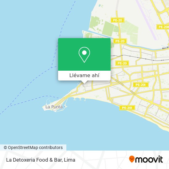Mapa de La Detoxeria Food & Bar