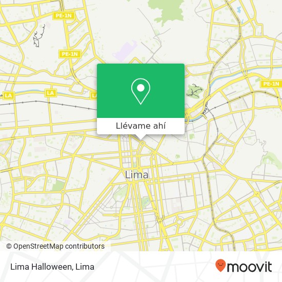 Mapa de Lima Halloween