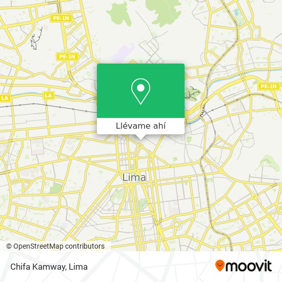 Mapa de Chifa Kamway