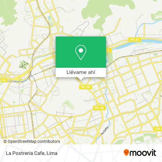 Mapa de La Postreria Cafe