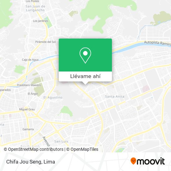 Mapa de Chifa Jou Seng