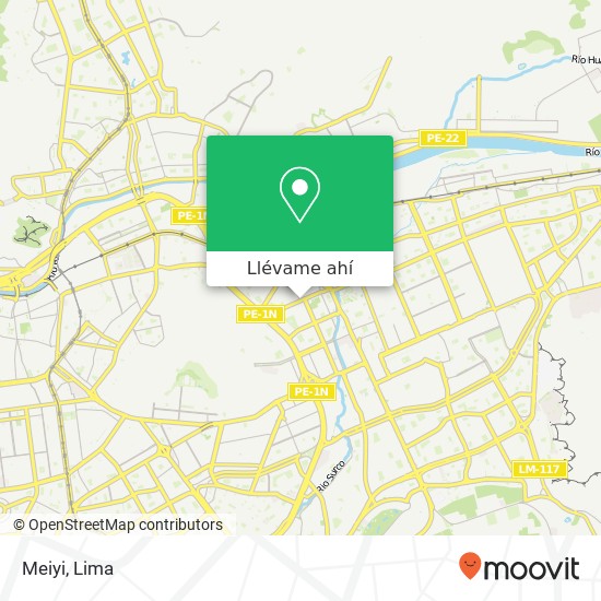 Mapa de Meiyi, Jirón José Carlos Mariátegui Santa Anita, Lima, 43