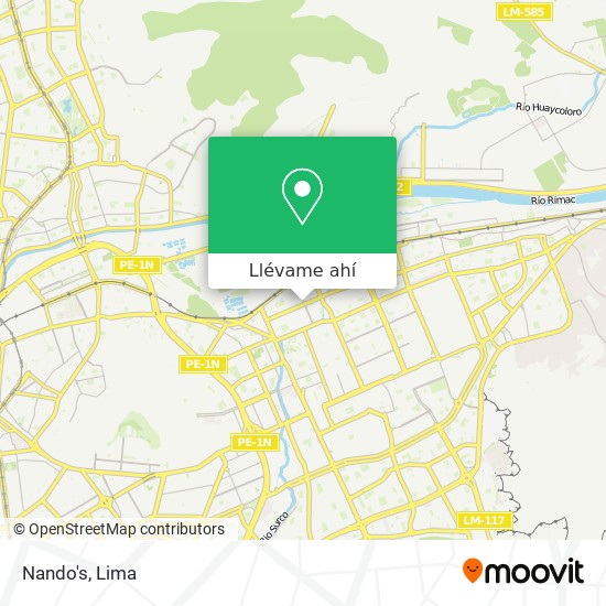 Mapa de Nando's