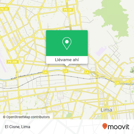 Mapa de El Cisne, Avenida Peru San Martín de Porres, Lima, 31