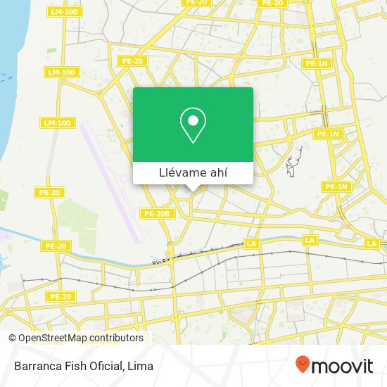 Mapa de Barranca Fish Oficial, 222 Avenida Quilca Bocanegra Zona 1, Callao, 07041