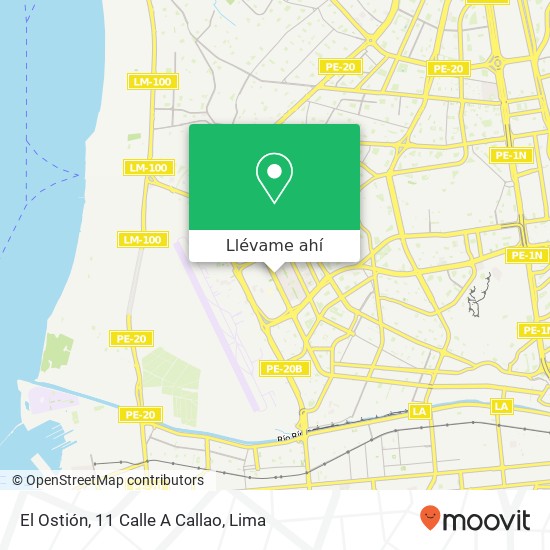 Mapa de El Ostión, 11 Calle A Callao